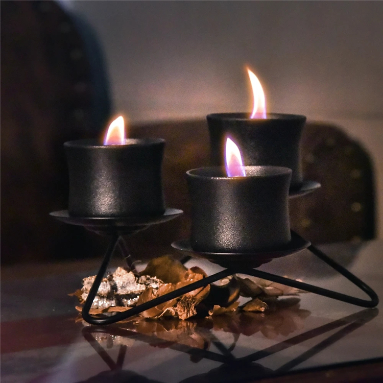 Ceramic candle jar with graceful curves