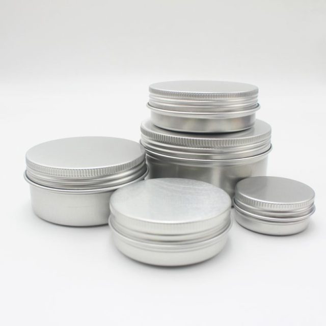 Aluminium alloy candle tin mini style (3)