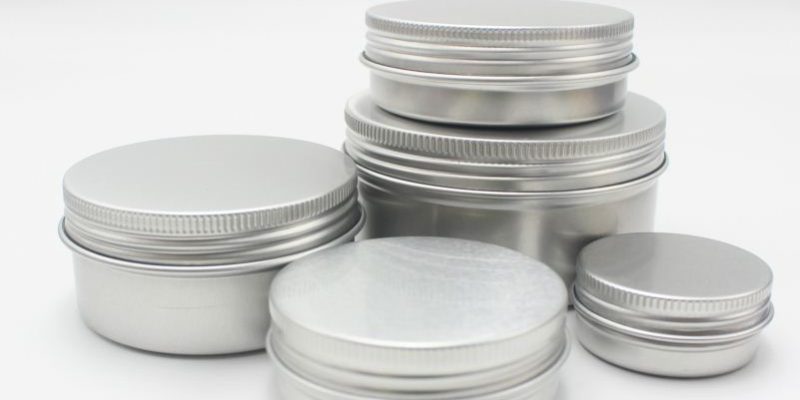 Aluminium alloy candle tin mini style (3)