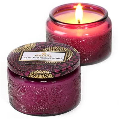 Candle glass jar with various patterns (6)