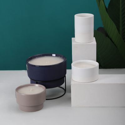 Custom style ceramic candle jar (4)