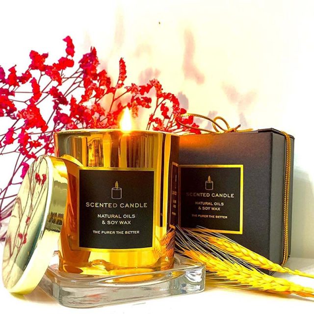 High-grade gold metal candle jar (6)