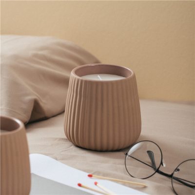 Newly designed stylish ceramic candle jar (6)