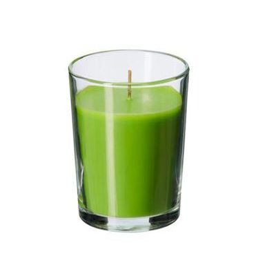 Scented candle glass container with lid (1)