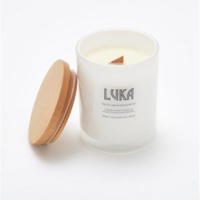 Sturdy household glass candle jar (1)