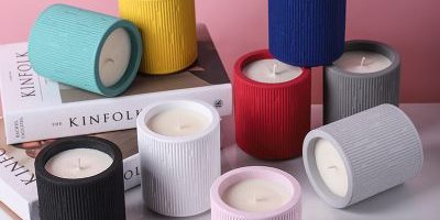 Frosted Hand Fragrance Ceramic Candle Jar (1)
