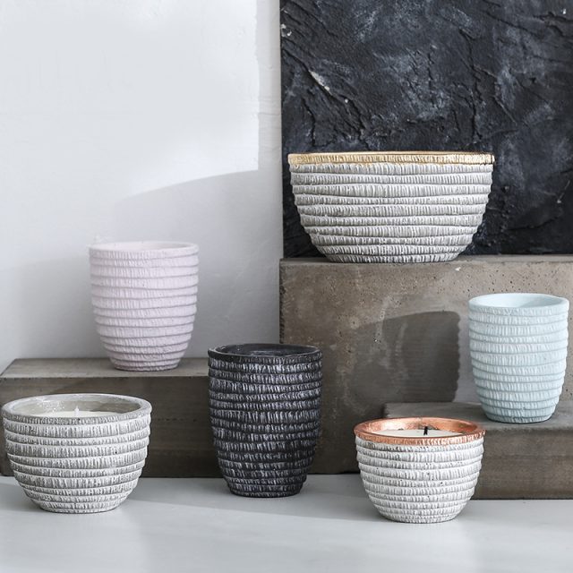 New Creative Nordic Ceramic Candle Jars With Wholesale Price (5)