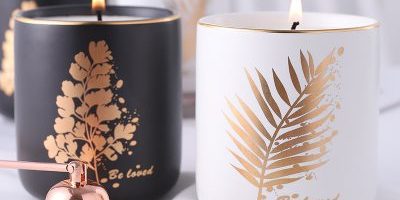 New Matte Black & White Ceramic Candle Jars (1)