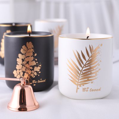 New Matte Black & White Ceramic Candle Jars (1)